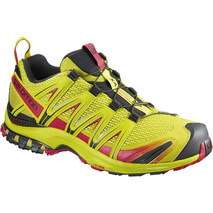 SALOMON XA PRO 3D Philippines - Men's Trail Running Shoes - Yellow | 690485-BUK